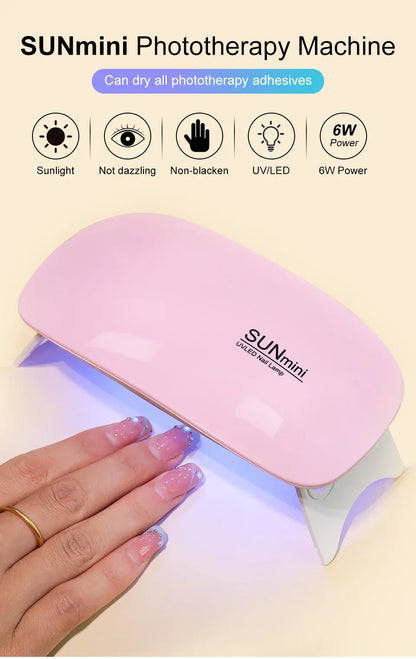 6W Mini UV Nail Lamp | Portable LED Gel Nail Dryer | USB Powered | Home Manicure 6W Mini UV Nail Lamp — Portable LED Gel Nail Dryer with USB | Salon-Quality Manicure at Home