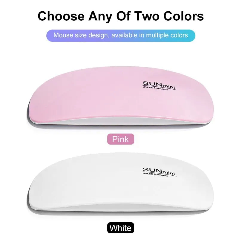 6W Mini UV Nail Lamp | Portable LED Gel Nail Dryer | USB Powered | Home Manicure 6W Mini UV Nail Lamp — Portable LED Gel Nail Dryer with USB | Salon-Quality Manicure at Home