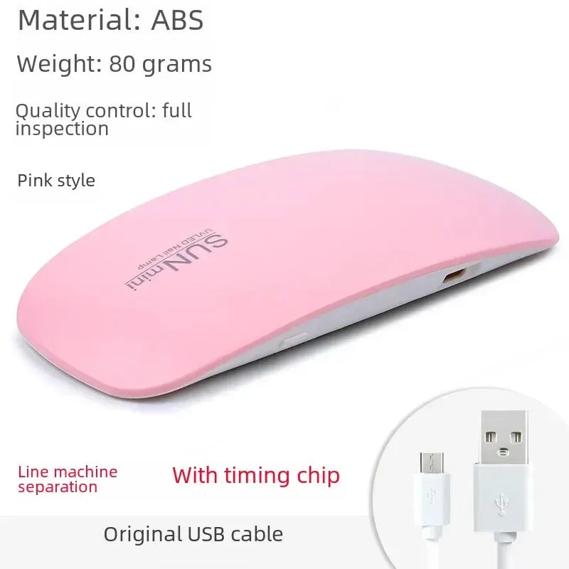 6W Mini UV Nail Lamp | Portable LED Gel Nail Dryer | USB Powered | Home Manicure 6W Mini UV Nail Lamp — Portable LED Gel Nail Dryer with USB | Salon-Quality Manicure at Home