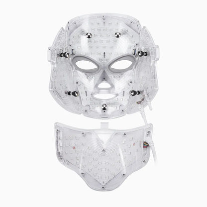 7-Color LED Face & Neck Mask | 192 LEDs Anti-Aging Light Therapy | US/EU/UK/AU — Wahooly 7-Color LED Face & Neck Mask | 192 LEDs | Anti-Aging, Acne, Whitening Light Therapy | US/EU/UK/AU Plug