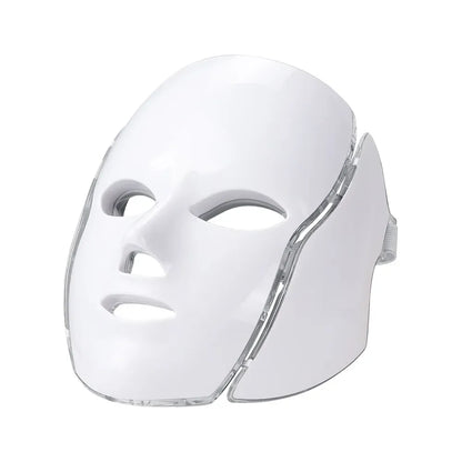 7-Color LED Face & Neck Mask | 192 LEDs Anti-Aging Light Therapy | US/EU/UK/AU — Wahooly 7-Color LED Face & Neck Mask | 192 LEDs | Anti-Aging, Acne, Whitening Light Therapy | US/EU/UK/AU Plug