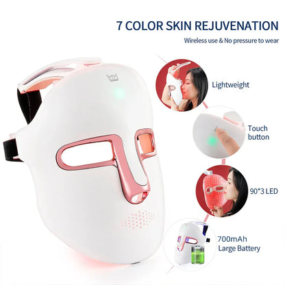 7 Colors LED Face Beauty Machine Red Light Therapy 7 Colors LED Face Beauty Machine Red Light Therapy