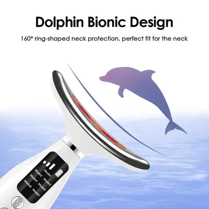 7 Colors LED Lights Face Neck Beauty Device Vibration Massage 7 Colors LED Lights Face Neck Beauty Device Vibration Massage