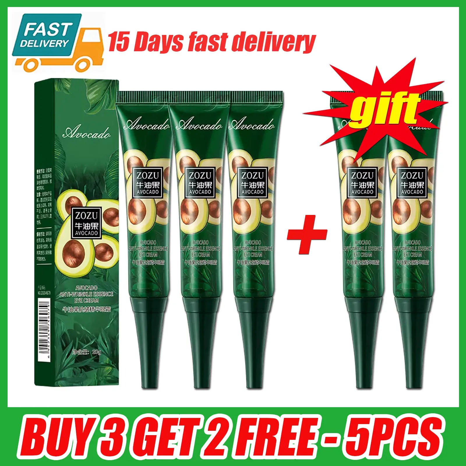 7 Day Tighten Smooth Wrinkles Eye Cream Korean Fade Eye Fine Line Dark Circles Bags Puffiness Tighten Under Eyes Women Skin Care 7 Day Tighten Smooth Wrinkles Eye Cream Korean Fade Eye Fine Line Dark Circles Bags Puffiness Tighten Under Eyes Women Skin Care