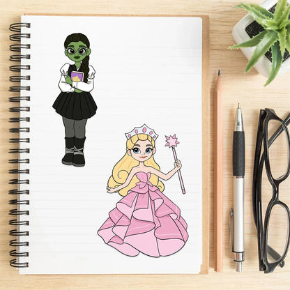 8/16/24Pcs Wicked Witch Collage DIY Puzzle Sticker Games Make A Face Funny Assemble Jigsaw Stickers Kids Educational Toys 8/16/24Pcs Wicked Witch Collage DIY Puzzle Sticker Games Make A Face Funny Assemble Jigsaw Stickers Kids Educational Toys