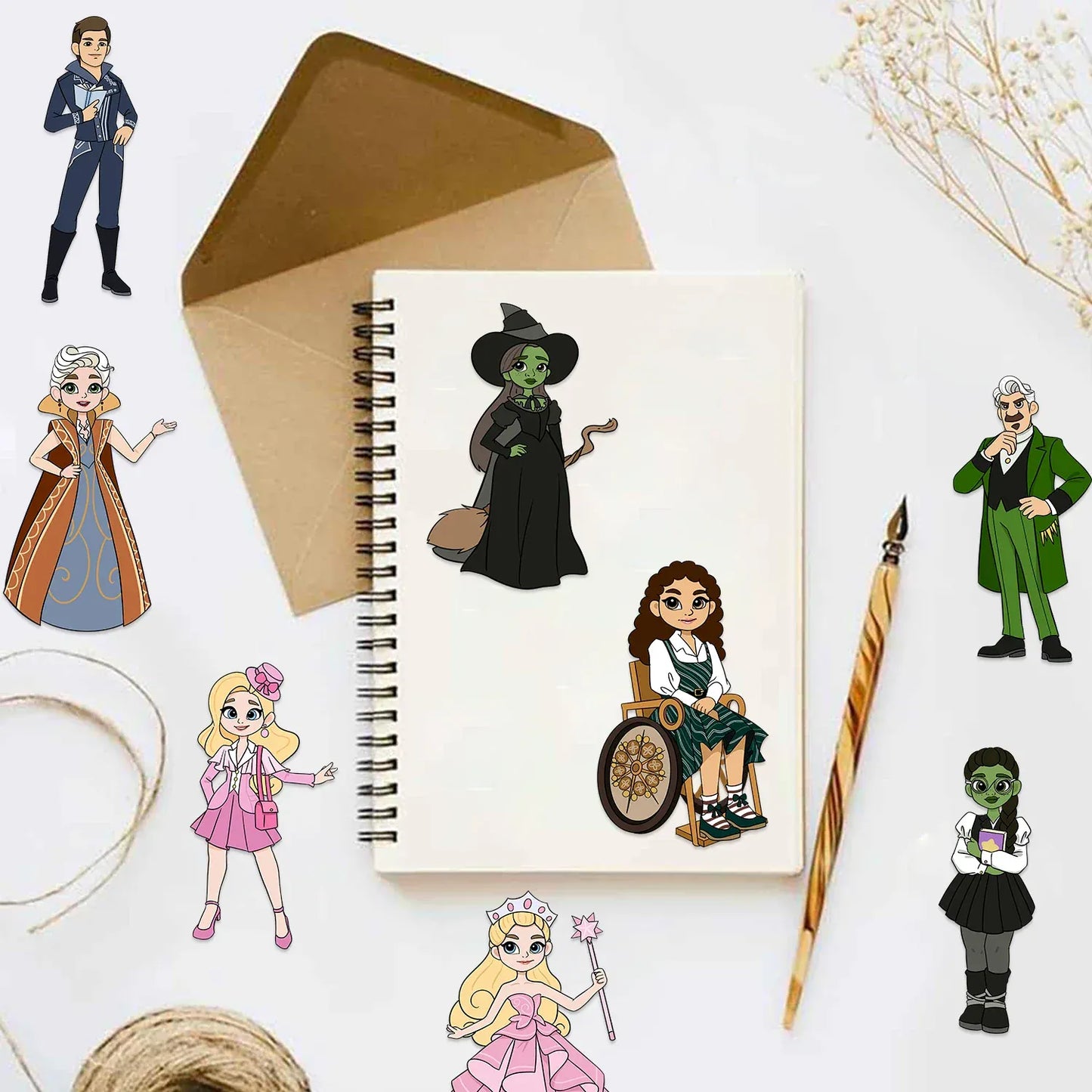 8/16/24Pcs Wicked Witch Collage DIY Puzzle Sticker Games Make A Face Funny Assemble Jigsaw Stickers Kids Educational Toys 8/16/24Pcs Wicked Witch Collage DIY Puzzle Sticker Games Make A Face Funny Assemble Jigsaw Stickers Kids Educational Toys