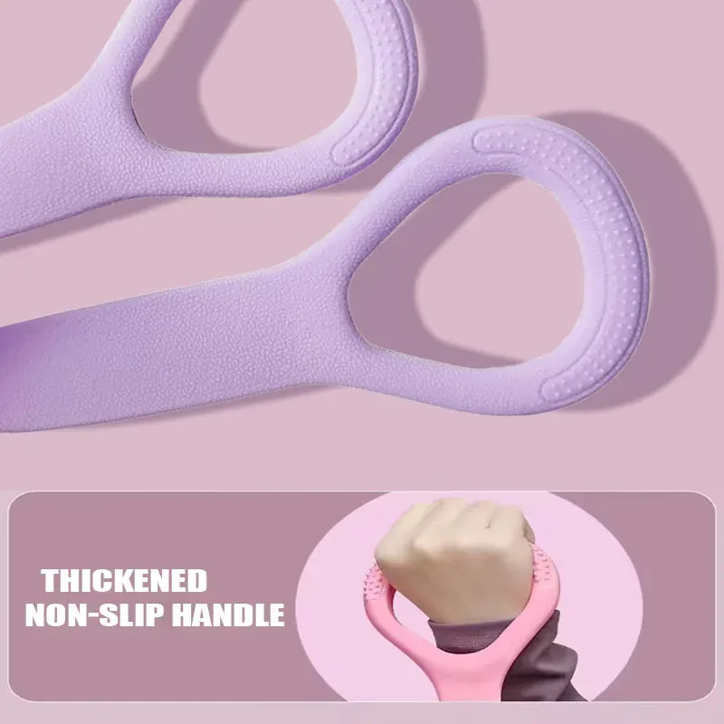 8 Fitness Workout Resistance Band Arm Back Shoulder Exercise Elastic Training Band Yoga Pilates Physical Therapy Equipment 8 Fitness Workout Resistance Band Arm Back Shoulder Exercise Elastic Training Band Yoga Pilates Physical Therapy Equipment