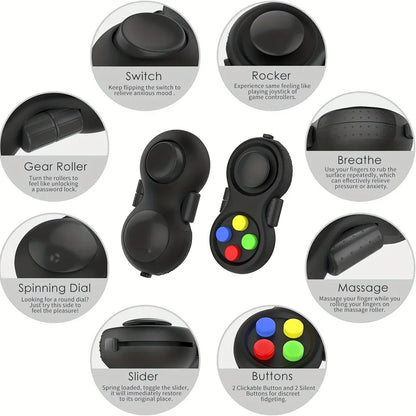 8-in-1 Fidget Pad Controller - Stress Relief Toy for Anxiety & ADHD 8-in-1 Fidget Pad Controller - Ultimate Stress Relief Toy for Anxiety & Focus