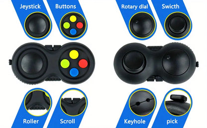 8-in-1 Fidget Pad Controller - Stress Relief Toy for Anxiety & ADHD 8-in-1 Fidget Pad Controller - Ultimate Stress Relief Toy for Anxiety & Focus