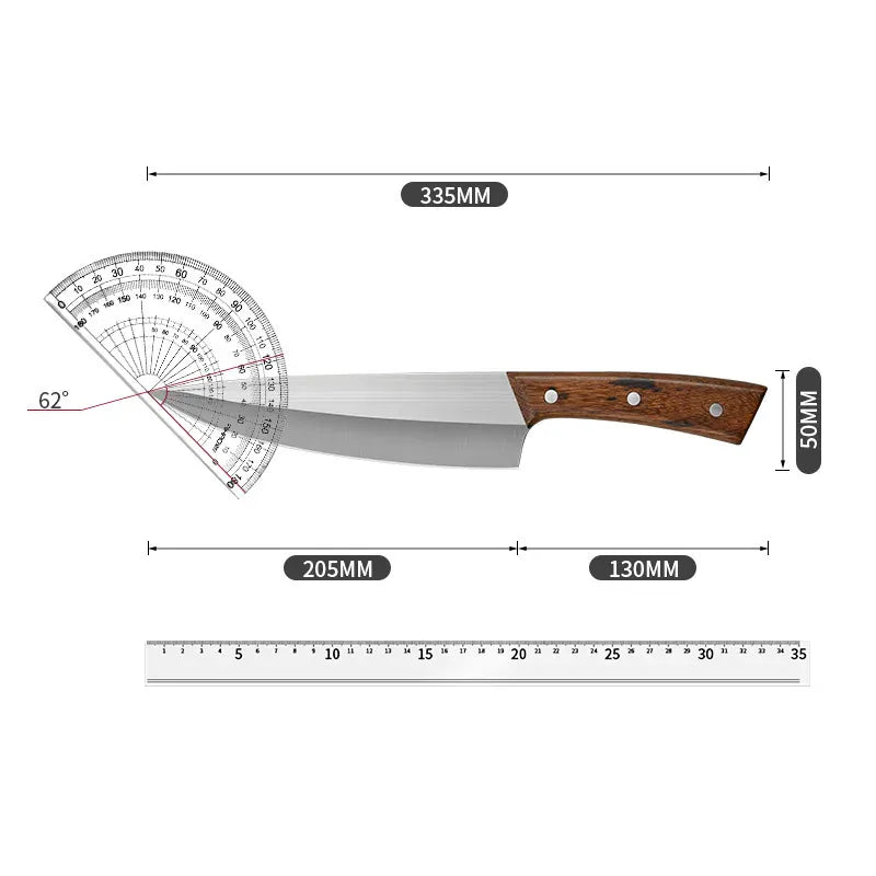 8 Inch Chef Knife Rosewood Handle Stainless Steel Kitchen Knife Butcher Skining Knife Super Fast Sharp Boning Knife 8 Inch Chef Knife Rosewood Handle Stainless Steel Kitchen Knife Butcher Skining Knife Super Fast Sharp Boning Knife