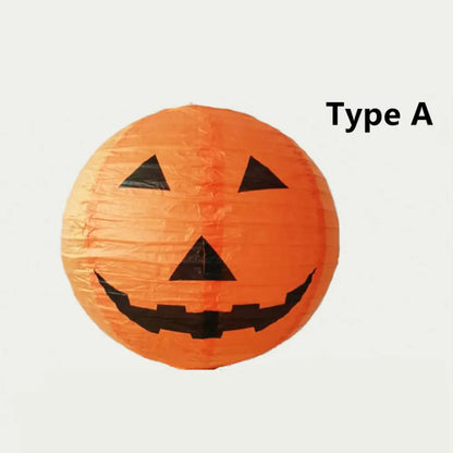 8 Inches Halloween Pumpkin Paper Lantern Festival Jack O Lantern Halloween Hanging Bat Spider Decoration for Home Graden 8 Inches Halloween Pumpkin Paper Lantern Festival Jack O Lantern Halloween Hanging Bat Spider Decoration for Home Graden