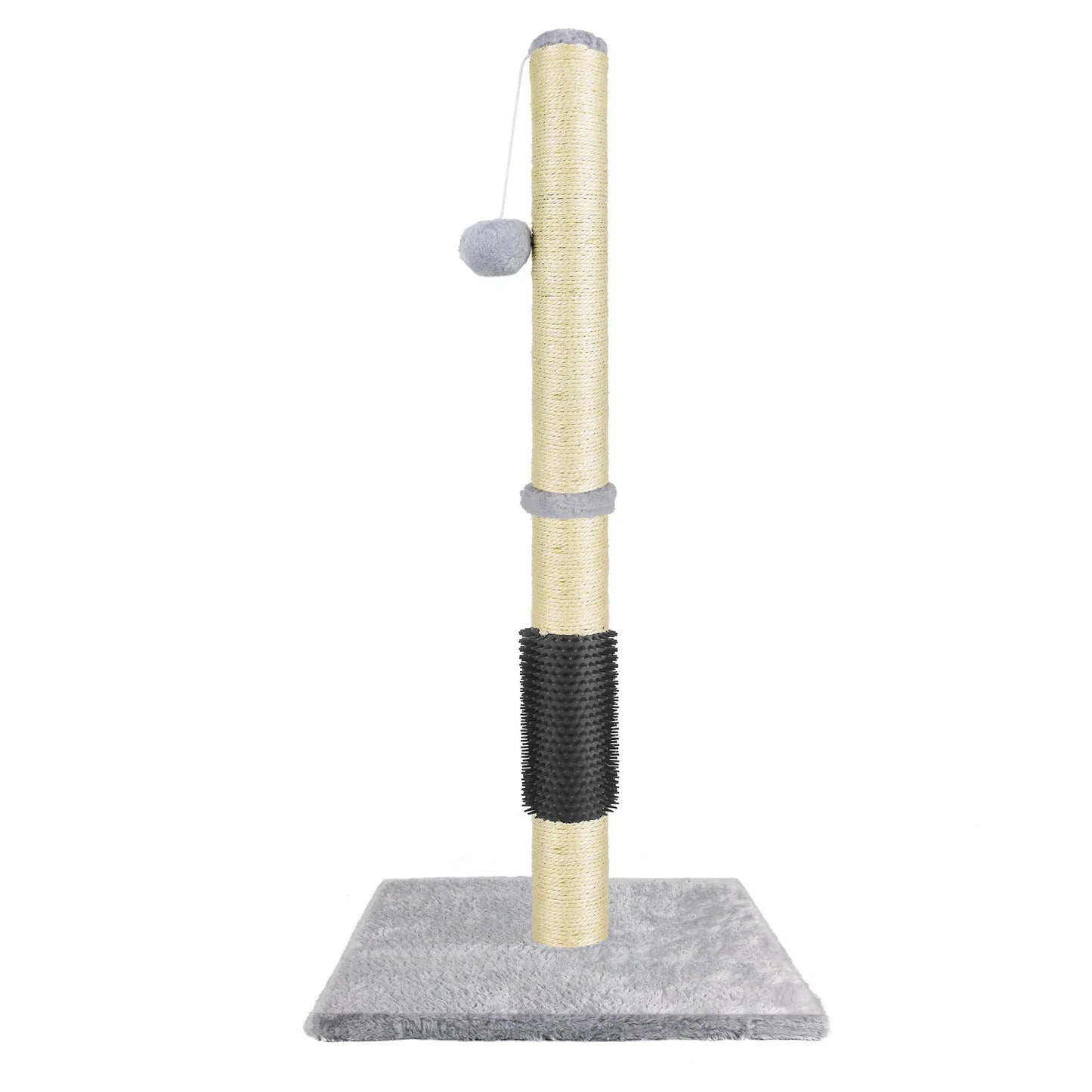 80cm Cat Tree Tower with Sisal Post, Tunnel & Dangling Toy | Wahooly 80cm Cat Tree Tower with Sisal Scratching Post, Tunnel & Dangling Ball Toy