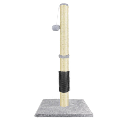 80cm Cat Tree Tower with Sisal Post, Tunnel & Dangling Toy | Wahooly 80cm Cat Tree Tower with Sisal Scratching Post, Tunnel & Dangling Ball Toy
