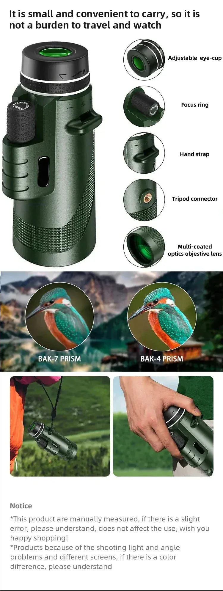 80x100 Portable Zoom HD 5000M Telescope 80x100 Portable Zoom HD 5000M Telescope