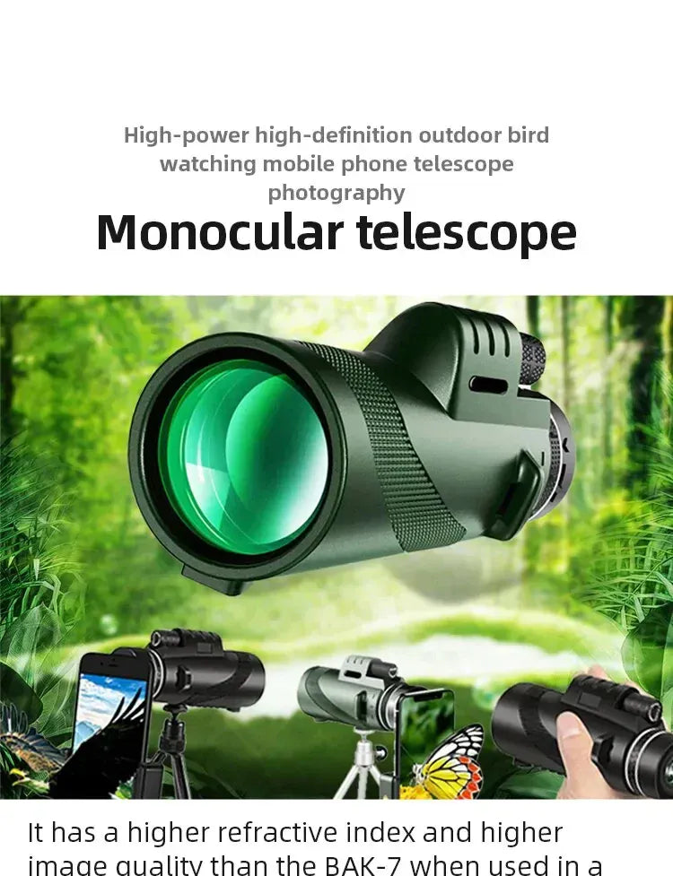 80x100 Portable Zoom HD 5000M Telescope 80x100 Portable Zoom HD 5000M Telescope
