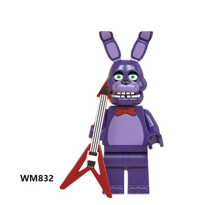 8Pcs FNAF Action Figure Toys Five Nights At Freddy's Ornaments  Assembled Toy DIY Model Game Peripheral Childrens Birthday Gifts 8Pcs FNAF Action Figure Toys Five Nights At Freddy's Ornaments  Assembled Toy DIY Model Game Peripheral Childrens Birthday Gifts