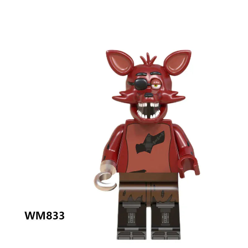 8Pcs FNAF Action Figure Toys Five Nights At Freddy's Ornaments  Assembled Toy DIY Model Game Peripheral Childrens Birthday Gifts 8Pcs FNAF Action Figure Toys Five Nights At Freddy's Ornaments  Assembled Toy DIY Model Game Peripheral Childrens Birthday Gifts