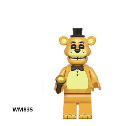 8Pcs FNAF Action Figure Toys Five Nights At Freddy's Ornaments  Assembled Toy DIY Model Game Peripheral Childrens Birthday Gifts 8Pcs FNAF Action Figure Toys Five Nights At Freddy's Ornaments  Assembled Toy DIY Model Game Peripheral Childrens Birthday Gifts