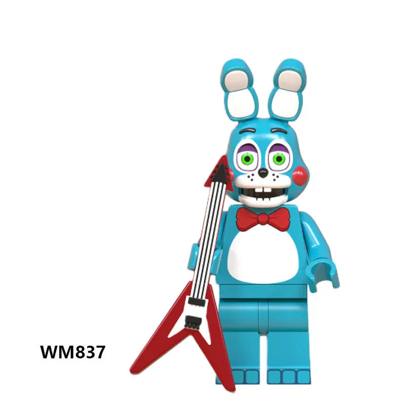 8Pcs FNAF Action Figure Toys Five Nights At Freddy's Ornaments  Assembled Toy DIY Model Game Peripheral Childrens Birthday Gifts 8Pcs FNAF Action Figure Toys Five Nights At Freddy's Ornaments  Assembled Toy DIY Model Game Peripheral Childrens Birthday Gifts