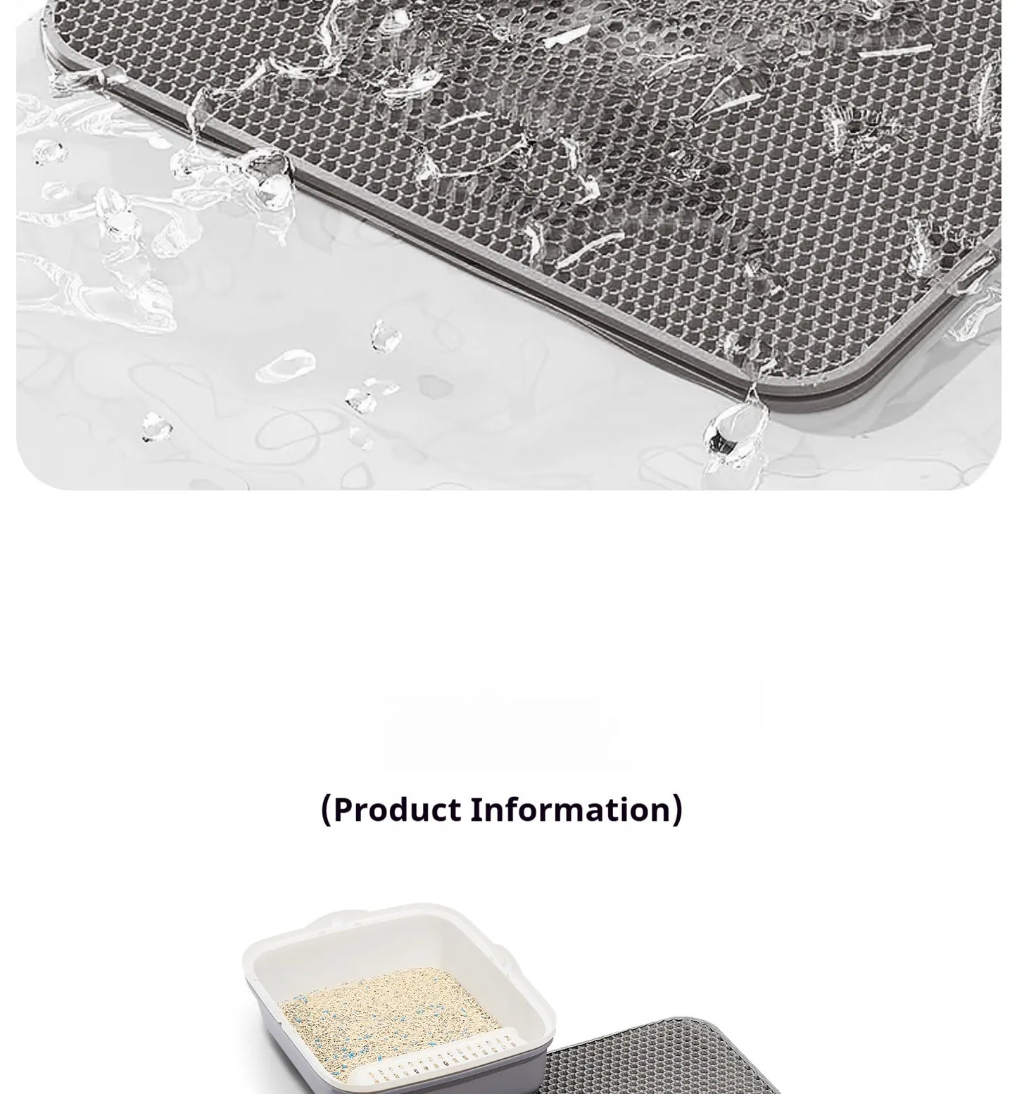 90CMX60CM Cat Litter Mat Waterproof Double Layer Pet Litter Box Mat Pet Toilet Cat Mat Nonslip Sand Cat Washable Mat Pet Clean 90CMX60CM Cat Litter Mat Waterproof Double Layer Pet Litter Box Mat Pet Toilet Cat Mat Nonslip Sand Cat Washable Mat Pet Clean