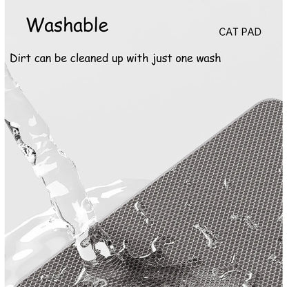90CMX60CM Cat Litter Mat Waterproof Double Layer Pet Litter Box Mat Pet Toilet Cat Mat Nonslip Sand Cat Washable Mat Pet Clean 90CMX60CM Cat Litter Mat Waterproof Double Layer Pet Litter Box Mat Pet Toilet Cat Mat Nonslip Sand Cat Washable Mat Pet Clean