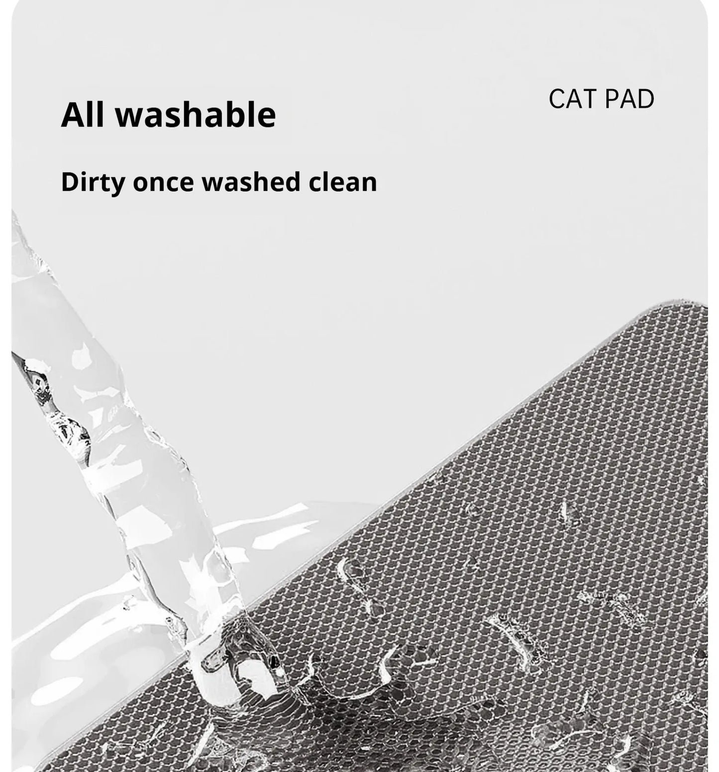 90CMX60CM Cat Litter Mat Waterproof Double Layer Pet Litter Box Mat Pet Toilet Cat Mat Nonslip Sand Cat Washable Mat Pet Clean 90CMX60CM Cat Litter Mat Waterproof Double Layer Pet Litter Box Mat Pet Toilet Cat Mat Nonslip Sand Cat Washable Mat Pet Clean