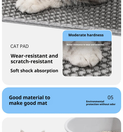 90CMX60CM Cat Litter Mat Waterproof Double Layer Pet Litter Box Mat Pet Toilet Cat Mat Nonslip Sand Cat Washable Mat Pet Clean 90CMX60CM Cat Litter Mat Waterproof Double Layer Pet Litter Box Mat Pet Toilet Cat Mat Nonslip Sand Cat Washable Mat Pet Clean