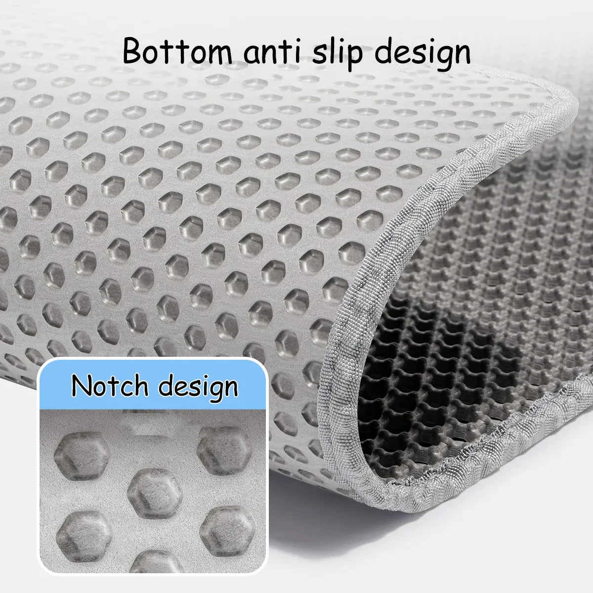 90CMX60CM Cat Litter Mat Waterproof Double Layer Pet Litter Box Mat Pet Toilet Cat Mat Nonslip Sand Cat Washable Mat Pet Clean 90CMX60CM Cat Litter Mat Waterproof Double Layer Pet Litter Box Mat Pet Toilet Cat Mat Nonslip Sand Cat Washable Mat Pet Clean