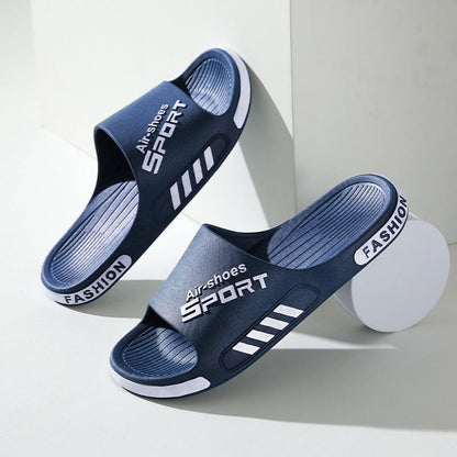Men's Casual Summer PVC Slippers - Non-Slip