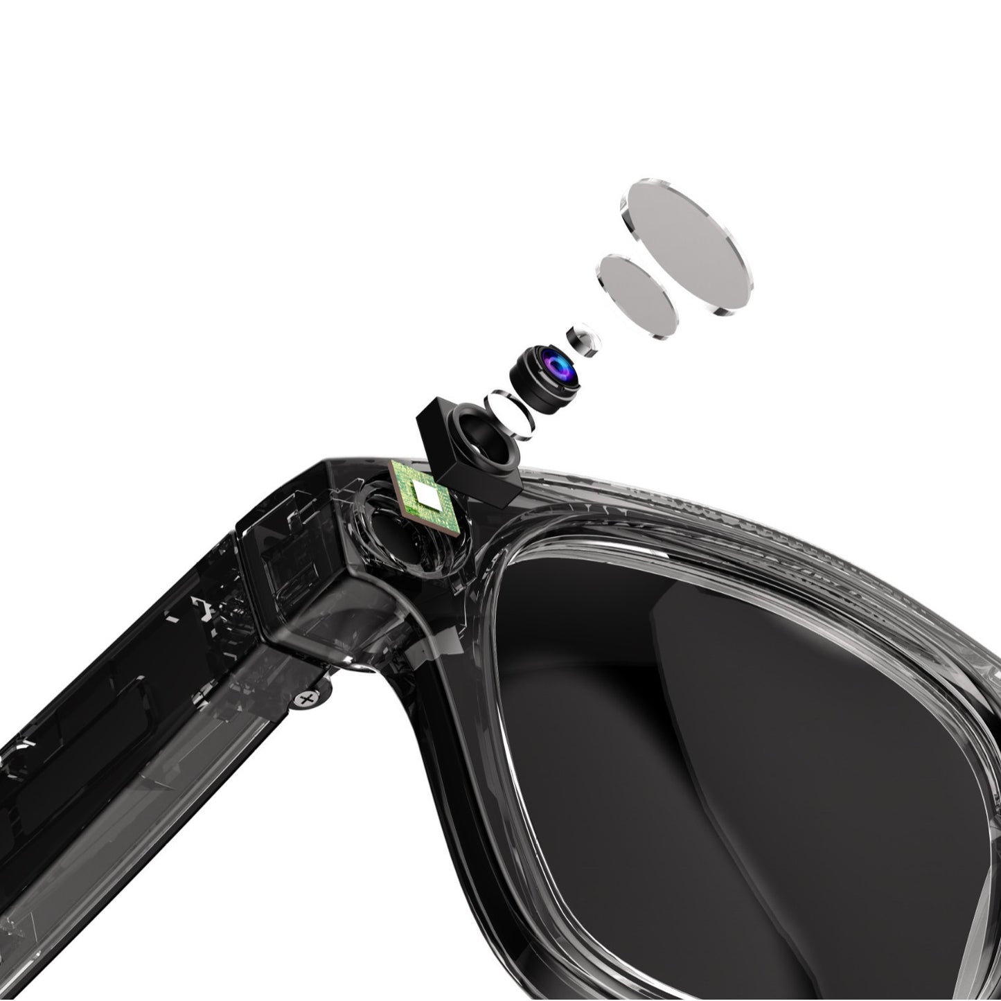AI Camera Smart Glasses – HD Video, Voice Translation & Object Recognition