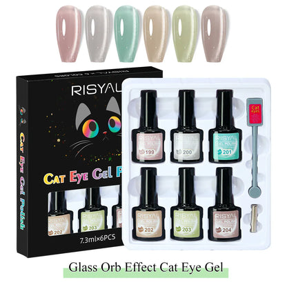 9D Cat's Eye Nail Polish Gel Set with Magnetic Stick Manicure Phototherapy Glue Glitter Cat Eye DIY Semi-permanent Nail Supplies 9D Cat's Eye Nail Polish Gel Set with Magnetic Stick Manicure Phototherapy Glue Glitter Cat Eye DIY Semi-permanent Nail Supplies