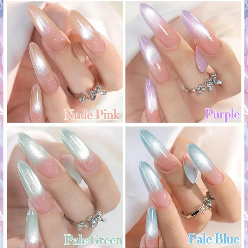 9D Cat's Eye Nail Polish Gel Set with Magnetic Stick Manicure Phototherapy Glue Glitter Cat Eye DIY Semi-permanent Nail Supplies 9D Cat's Eye Nail Polish Gel Set with Magnetic Stick Manicure Phototherapy Glue Glitter Cat Eye DIY Semi-permanent Nail Supplies