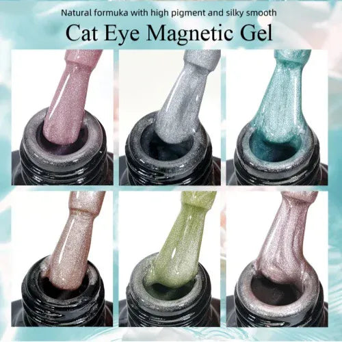 9D Cat's Eye Nail Polish Gel Set with Magnetic Stick Manicure Phototherapy Glue Glitter Cat Eye DIY Semi-permanent Nail Supplies 9D Cat's Eye Nail Polish Gel Set with Magnetic Stick Manicure Phototherapy Glue Glitter Cat Eye DIY Semi-permanent Nail Supplies