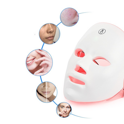 LED Facial Beauty Device – Color Light Therapy Skin Care Tool