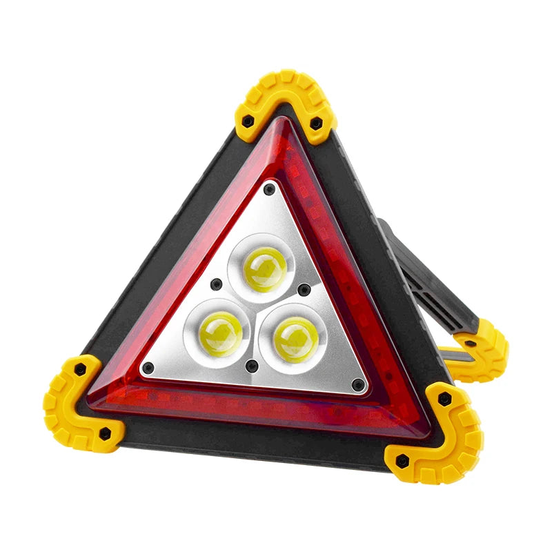 4 Modes Rechargeable Led Emergency Light Warning Hazard Trilight Triangle for Vehicle Breakdown Car Safety Kits Accessories