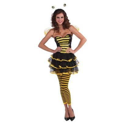 Women's Bee & Ladybug Halloween Costume Set – 5-Piece Cosplay Outfit | S–XXL