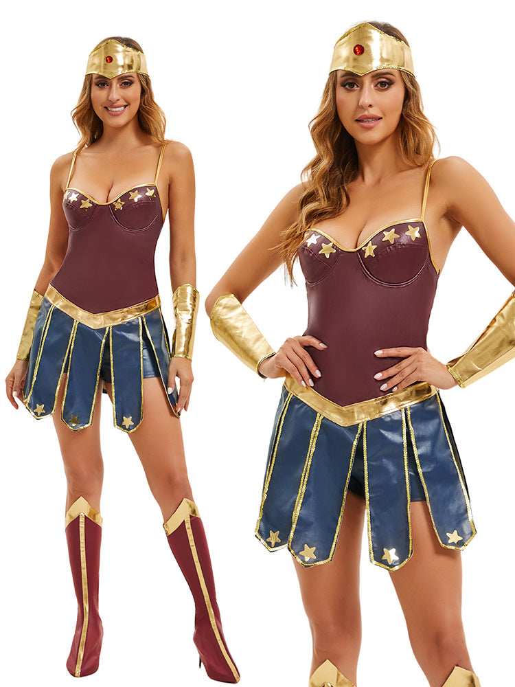 Wonder Woman Greek Goddess Costume – Halloween & Cosplay Set