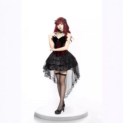 Dark Gothic Vampire Witch Costume – Women's Halloween & Cosplay Set