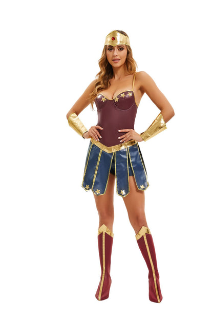 Wonder Woman Greek Goddess Costume – Halloween & Cosplay Set