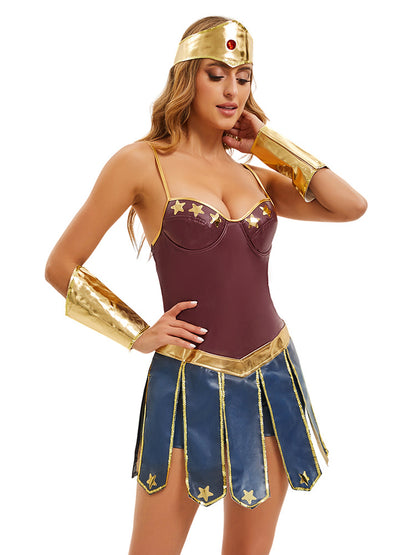 Wonder Woman Greek Goddess Costume – Halloween & Cosplay Set
