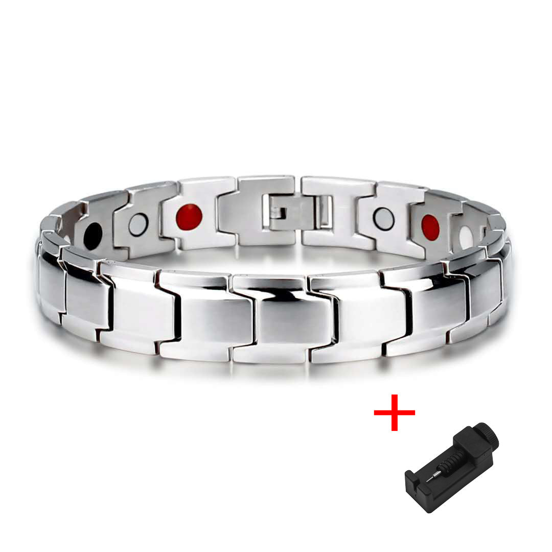 Magnetic Bracelet Watch Chain – Unisex Adjustable Alloy Wristband | 50+ Styles