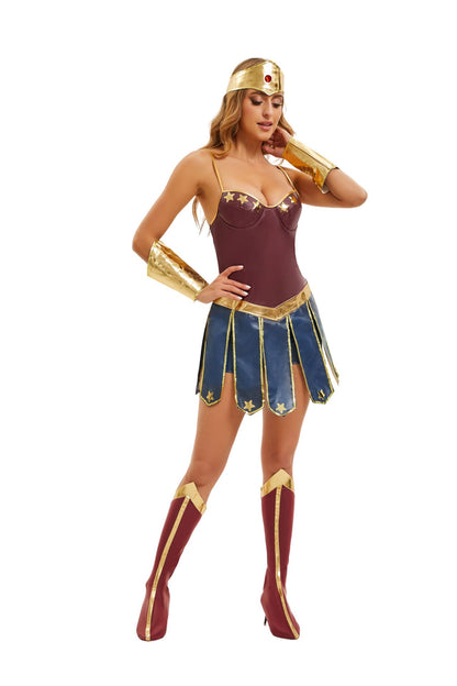 Wonder Woman Greek Goddess Costume – Halloween & Cosplay Set