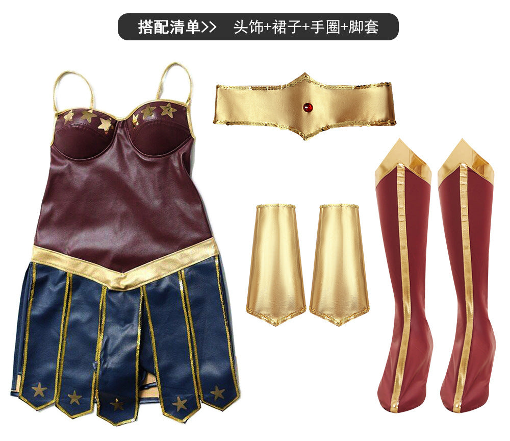 Wonder Woman Greek Goddess Costume – Halloween & Cosplay Set
