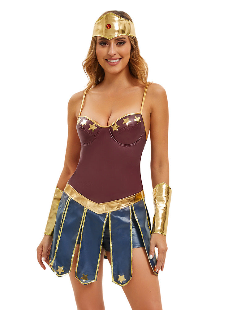 Wonder Woman Greek Goddess Costume – Halloween & Cosplay Set