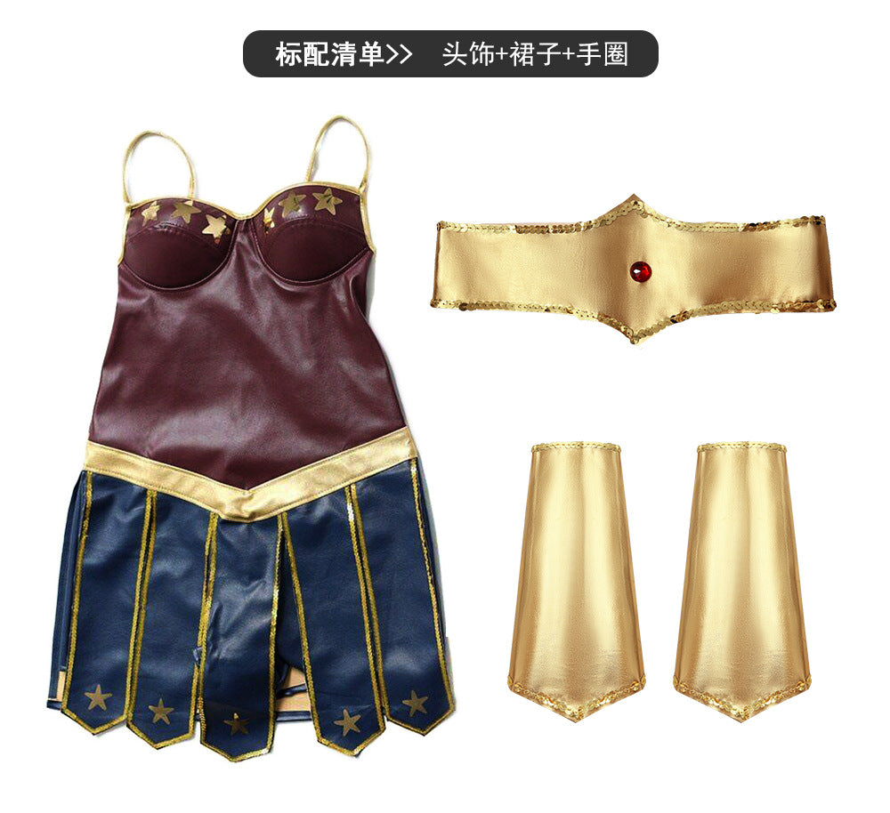 Wonder Woman Greek Goddess Costume – Halloween & Cosplay Set