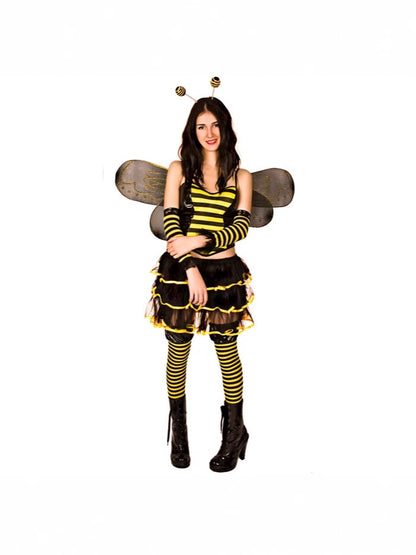 Women's Bee & Ladybug Halloween Costume Set – 5-Piece Cosplay Outfit | S–XXL