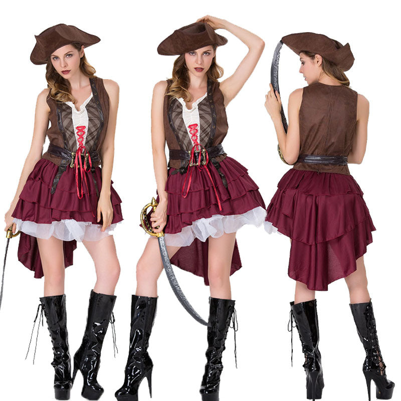 Women's Pirate Costume – Adult Halloween & Cosplay Outfit S–XXL