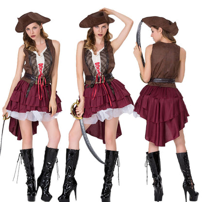 Women's Pirate Costume – Adult Halloween & Cosplay Outfit S–XXL