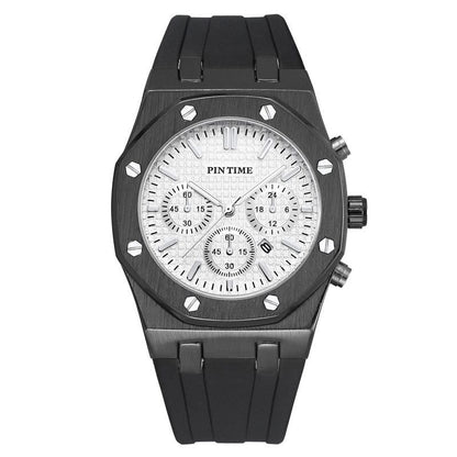 Men's Multi-Function Sports Watch – Waterproof, 43mm Dial, 6 Color Options