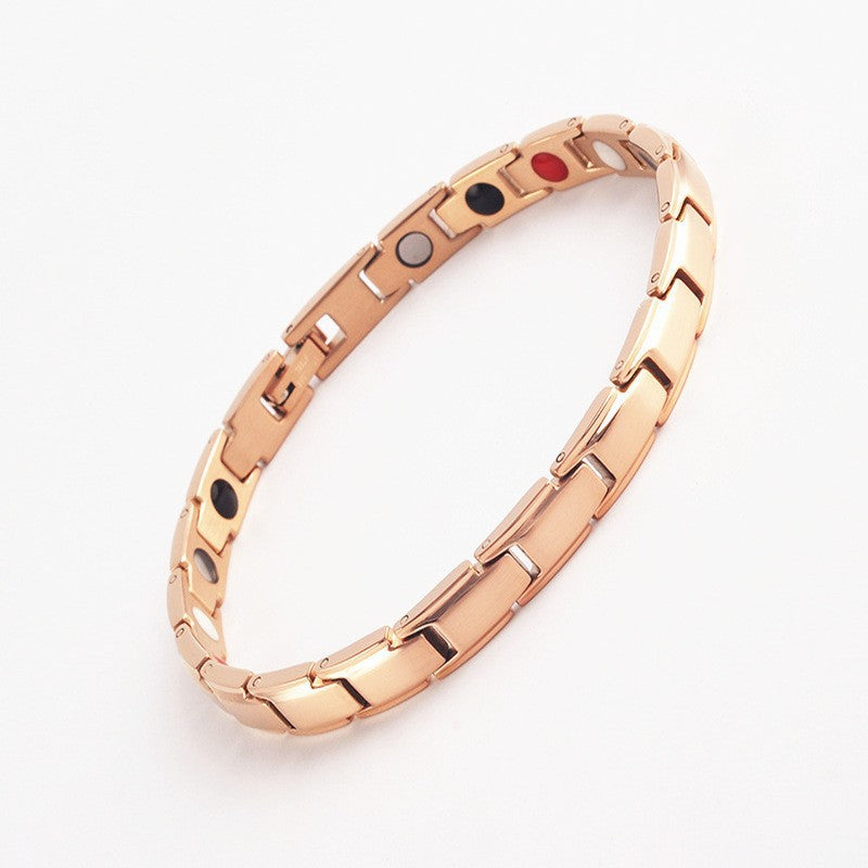 Magnetic Bracelet Watch Chain – Unisex Adjustable Alloy Wristband | 50+ Styles
